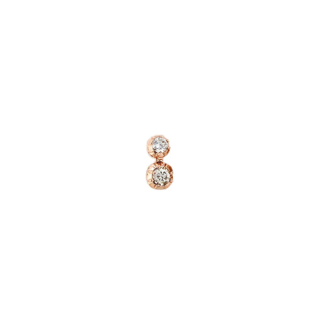 2 GRADUATED DIAMOND SOPHIA STUD