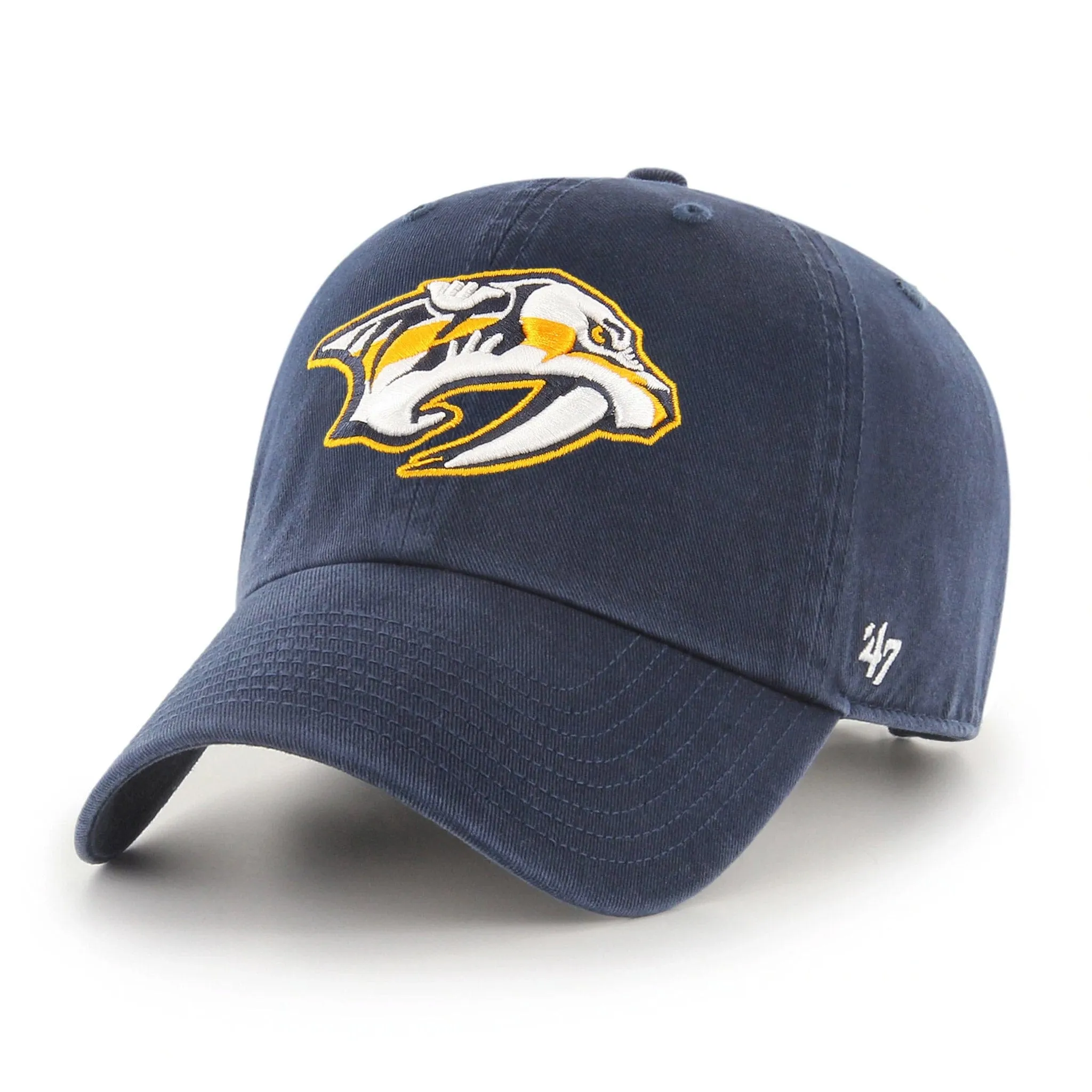 47 Brand NHL Clean Up Adjustable Hat - Nashville Predators