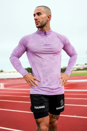Assault 1/4 Zip Top - Lilac