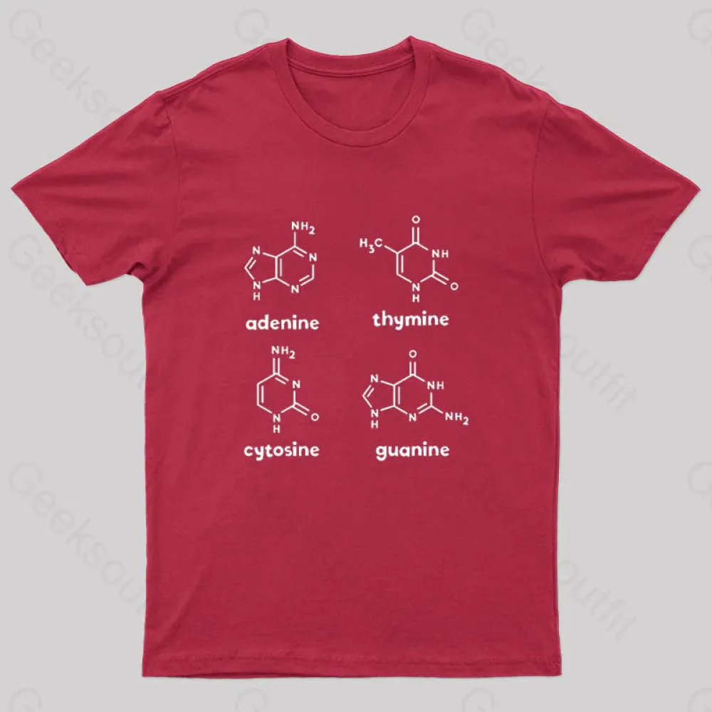 ATCG Science Molecule Chemistry Nerd T-Shirt