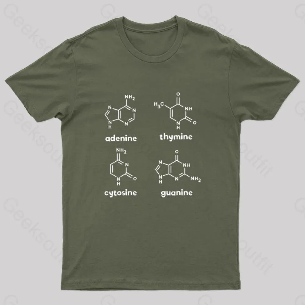 ATCG Science Molecule Chemistry Nerd T-Shirt