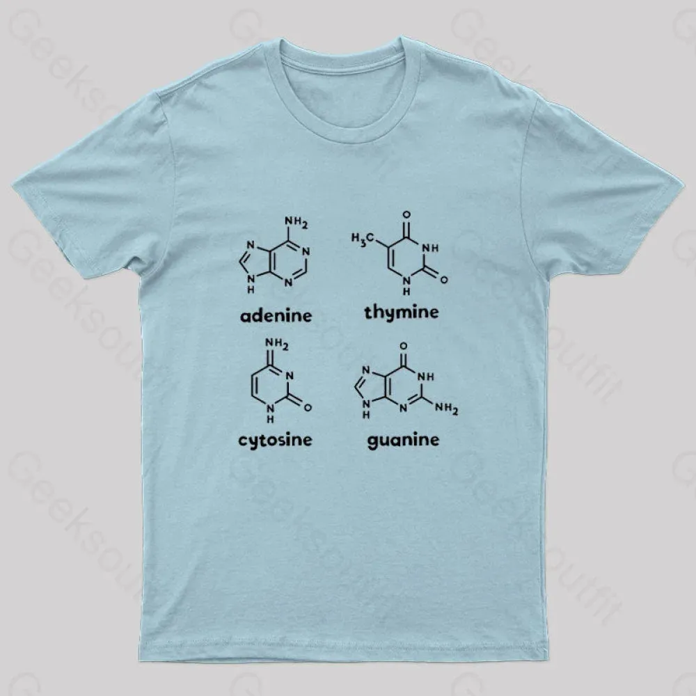 ATCG Science Molecule Chemistry Nerd T-Shirt