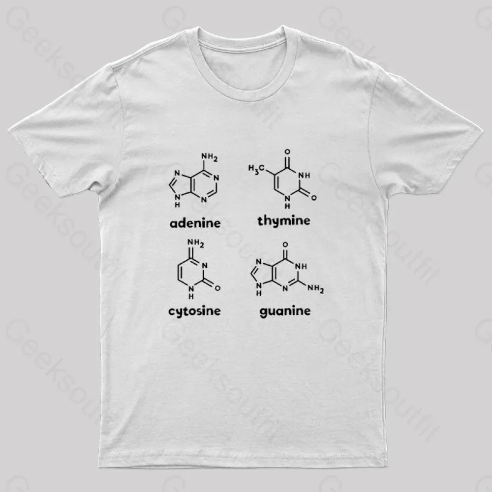 ATCG Science Molecule Chemistry Nerd T-Shirt
