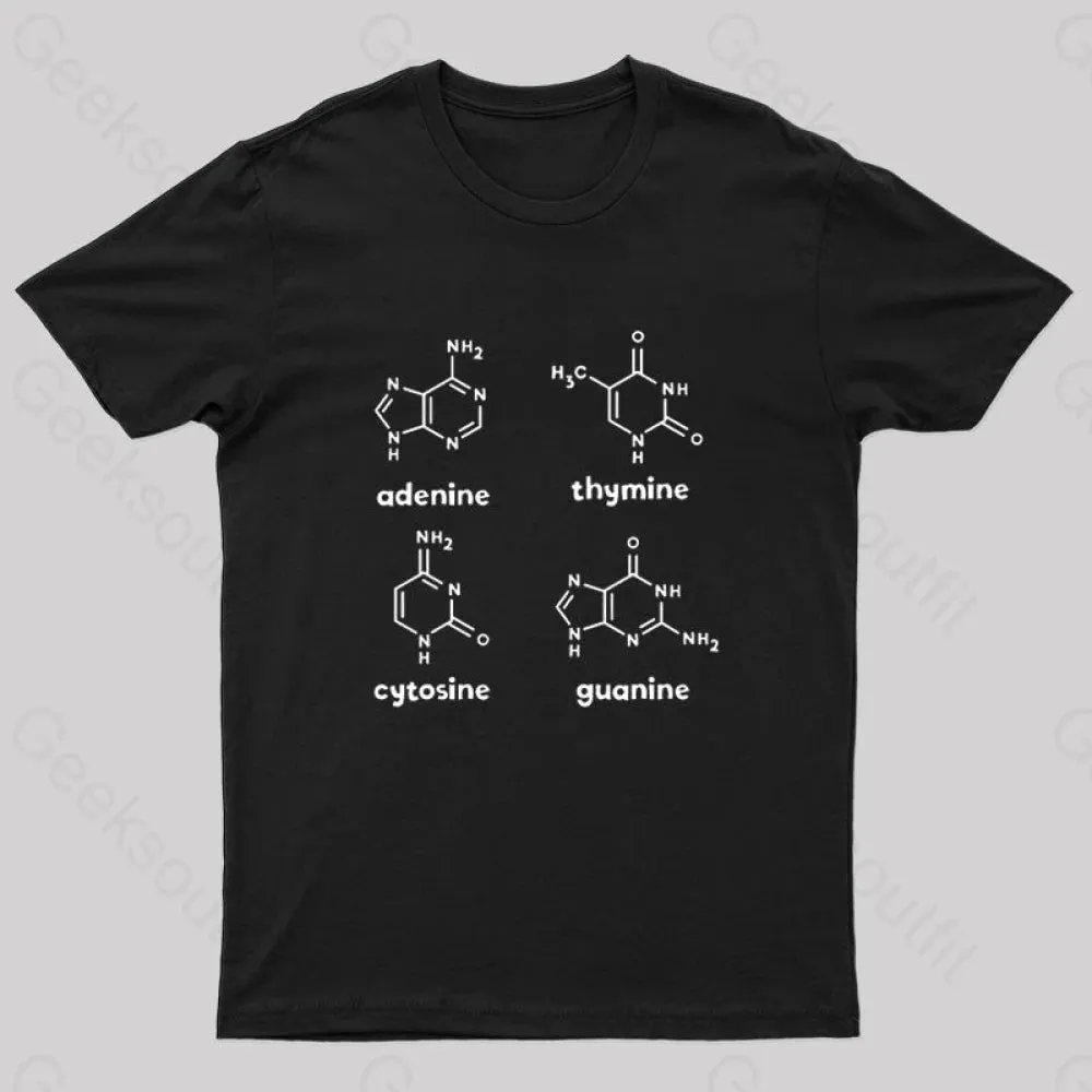 ATCG Science Molecule Chemistry Nerd T-Shirt