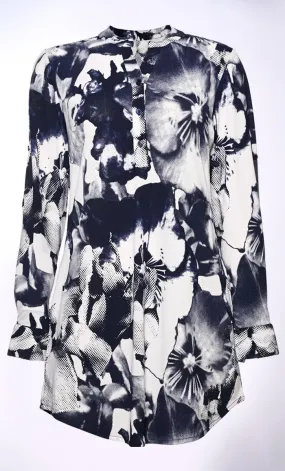 Basic Slip On Button Front Tunic With Pockets - Final Sale
