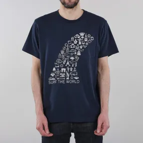 Battenwear Surf The World Pocket T-shirt