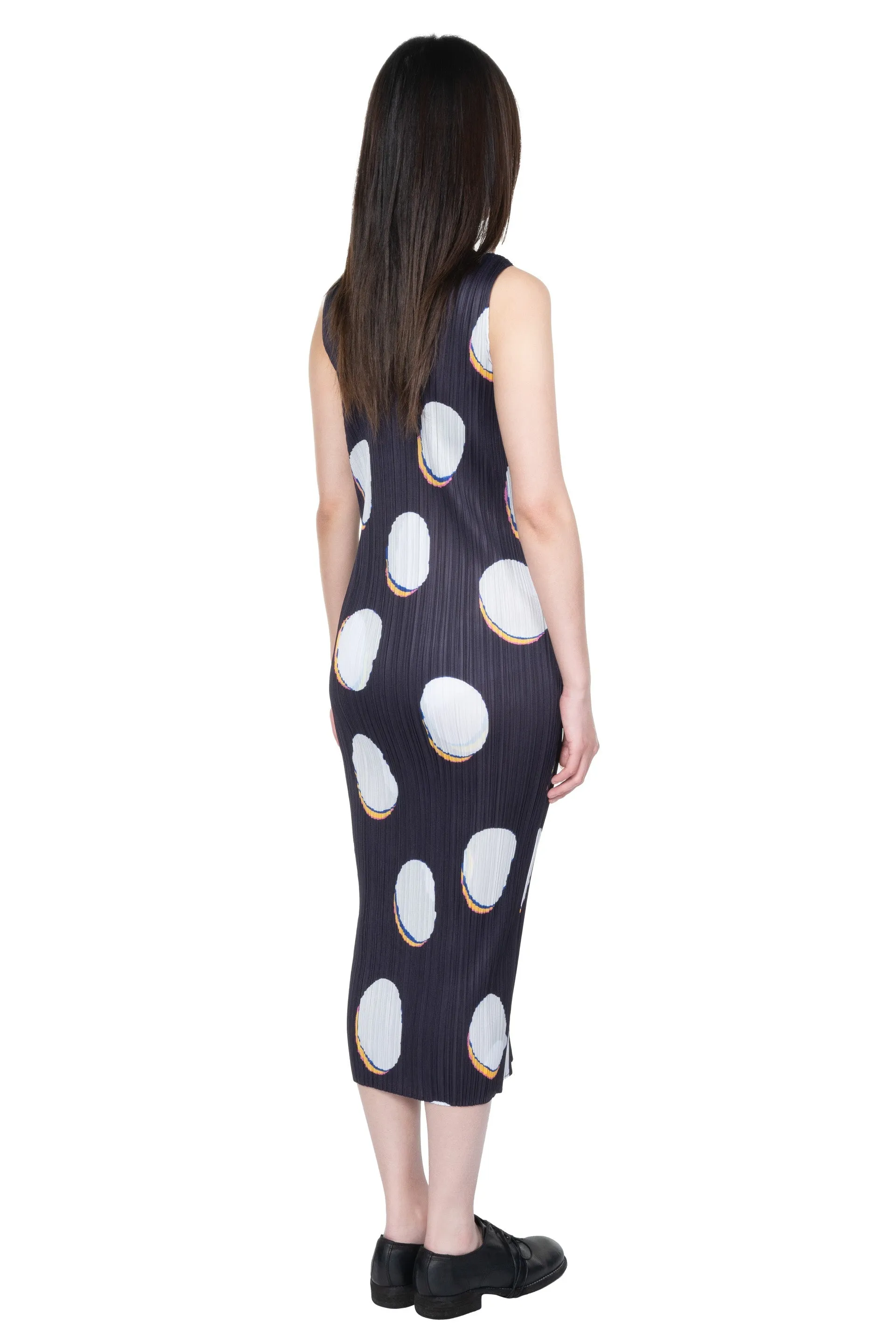 Bean Dots Dress White