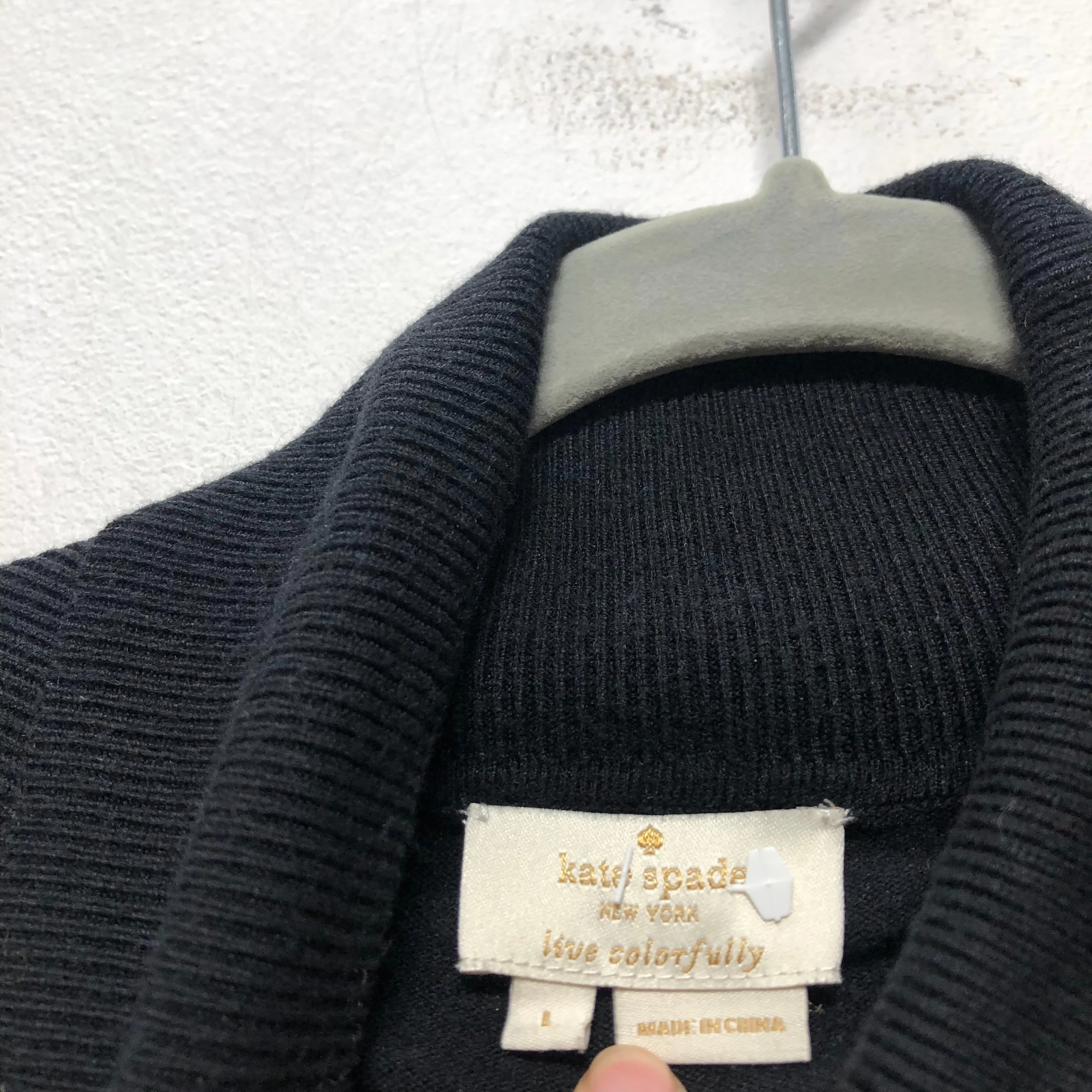 Black Sweater Kate Spade, Size L
