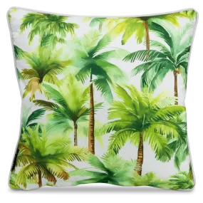 Bondi Aloha - 45 x 45 cm Piped Outdoor Cushion