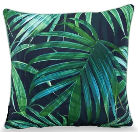 Bondi Night Garden - 45 x 45 cm Piped Cushion