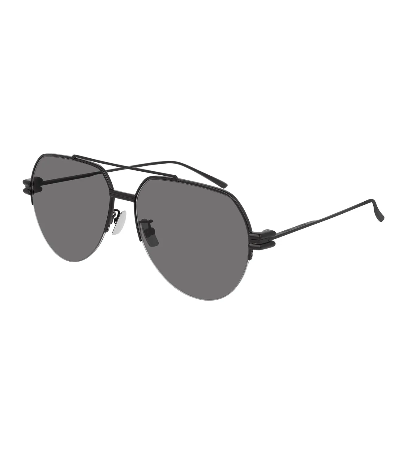 Bottega Veneta Women's Grey Aviator Sunglasses