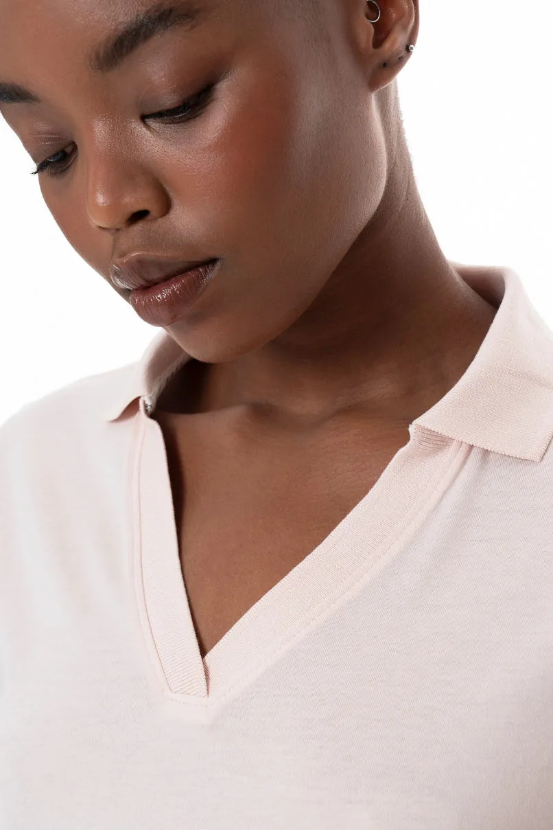 Boxy T-Shirt _ 146431 _ Light Pink