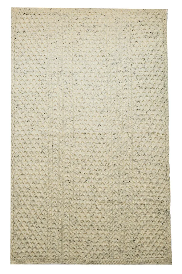 Cable/Honeycomb Knit Wool Blanket/Throw - 4 Colours