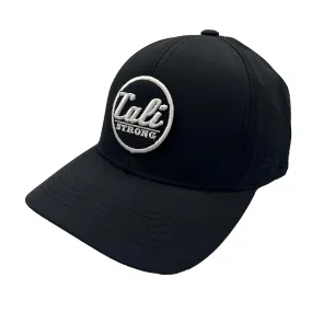 CALI Strong Classic Tactical Hat Morale Patch White Black