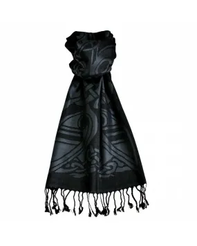 Celtic Design Wool Scarf by Patrick Francis