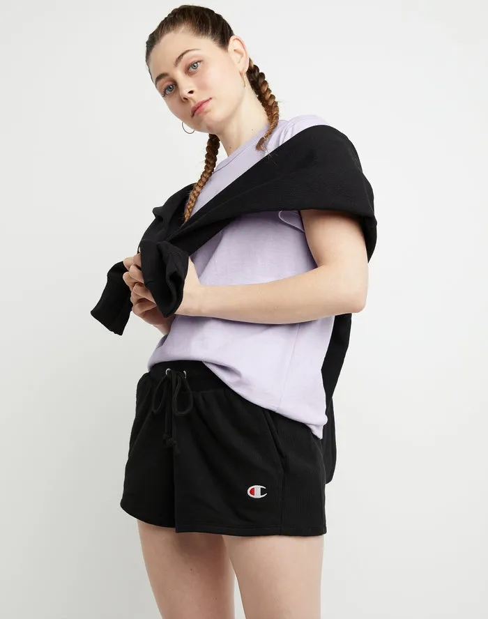 Champion Women's Reverse Weave Short 3" Black ML906 549314 003