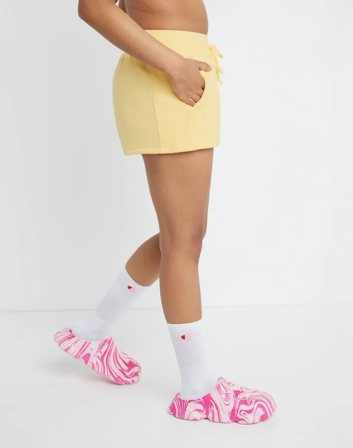 Champion Women's Reverse Weave Short 3" Buttered Popcorn ML906 549314 CSU