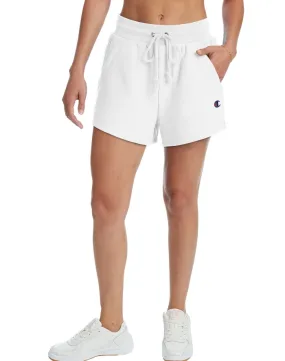Champion Women's Reverse Weave Short 3" White ML906 549314 045