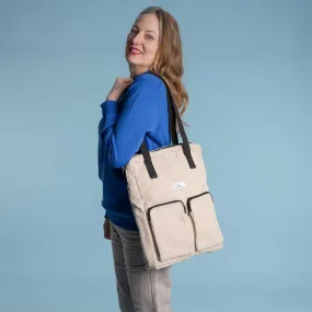 CHICAGO EXPRESS Organic Hemp Travel / Commuter Tote / Laptop Bag (Plastic-free)