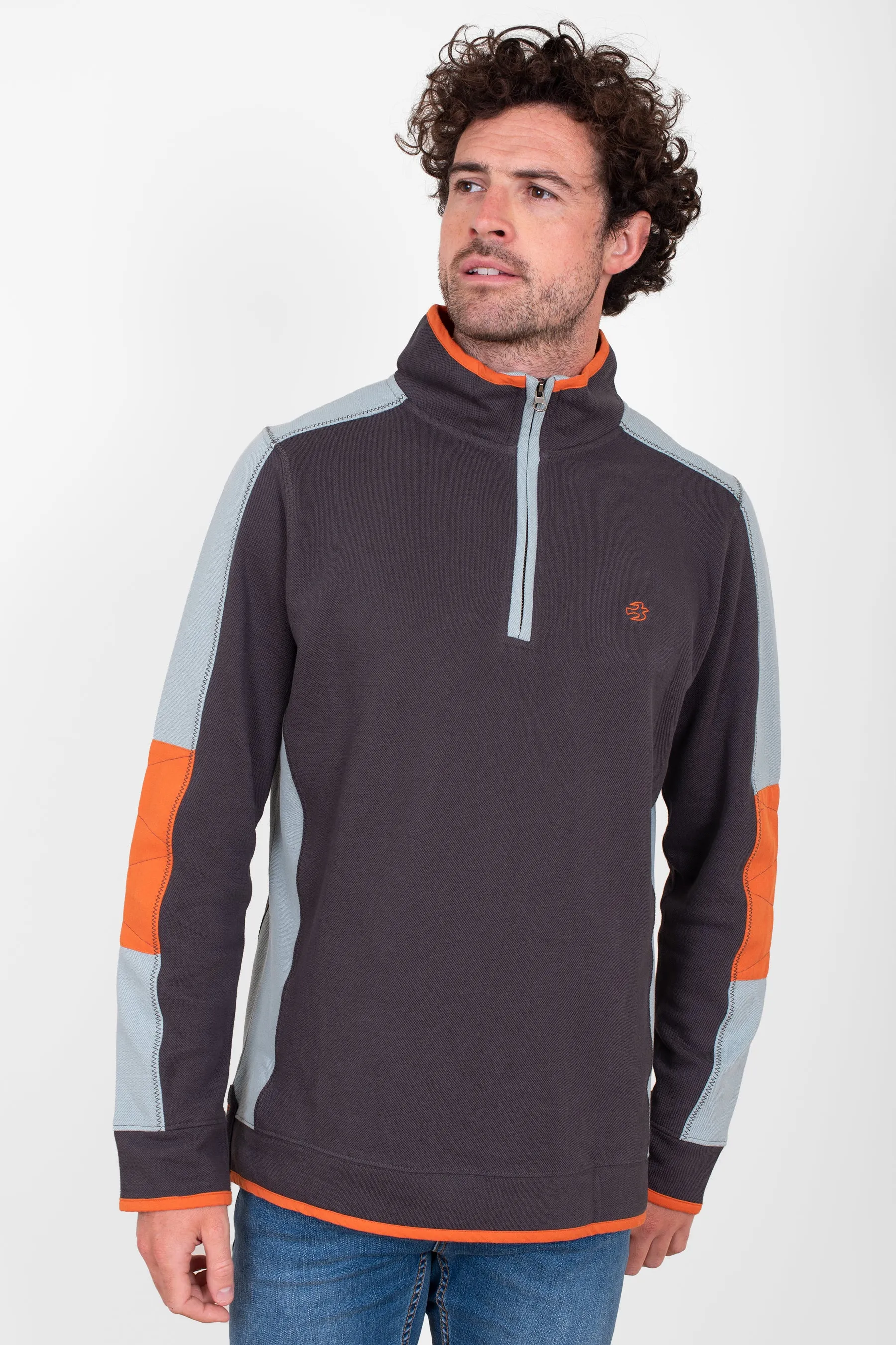 Colour Block 1/4 Zip