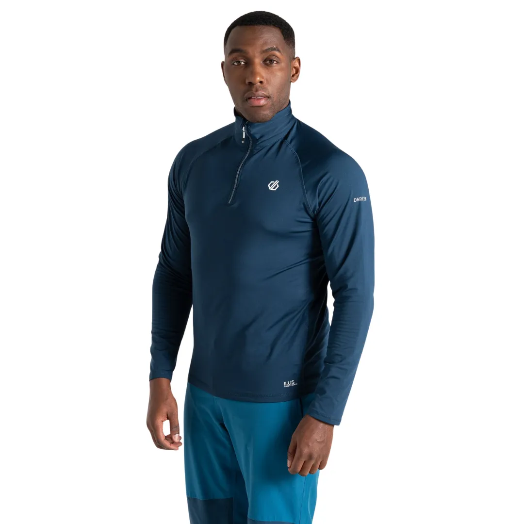 Dare 2B Men's Fuse Up II Core Stretch UPF 50 Quarter Zip Fleece (Moonlight Denim)