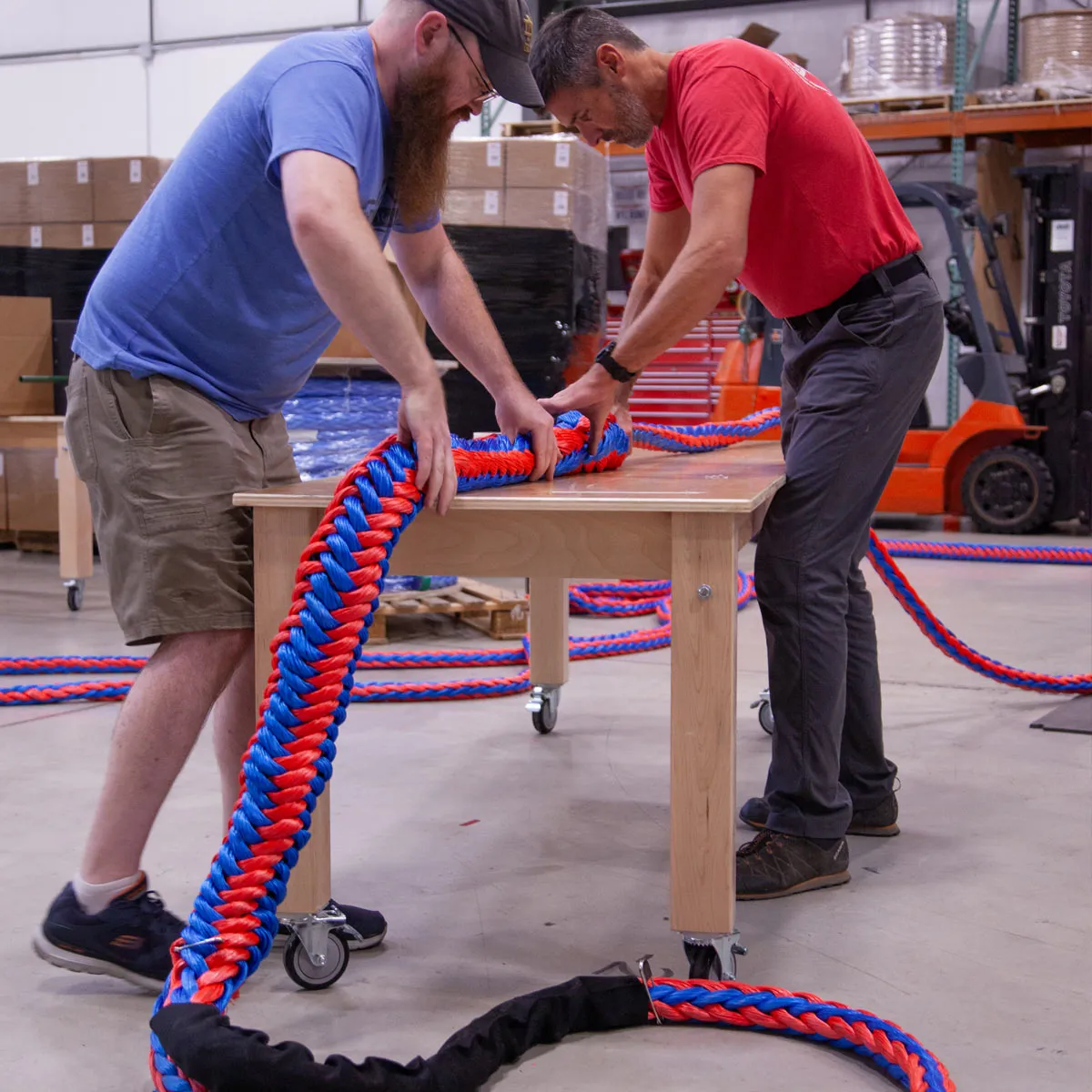 Double End Eye Splice - For Exact Length