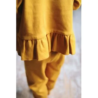 Ebi Frill Top - Dark Honey