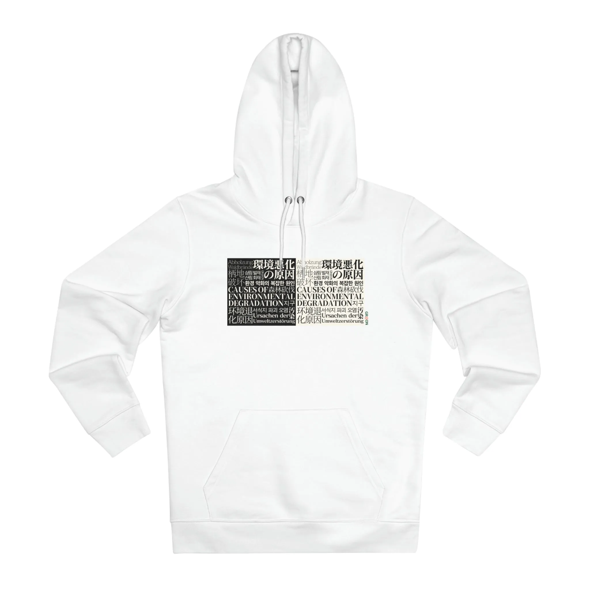 Eco-Friendly Organic - Unisex Cruiser Hoodie - Causes of Environmental Degradation