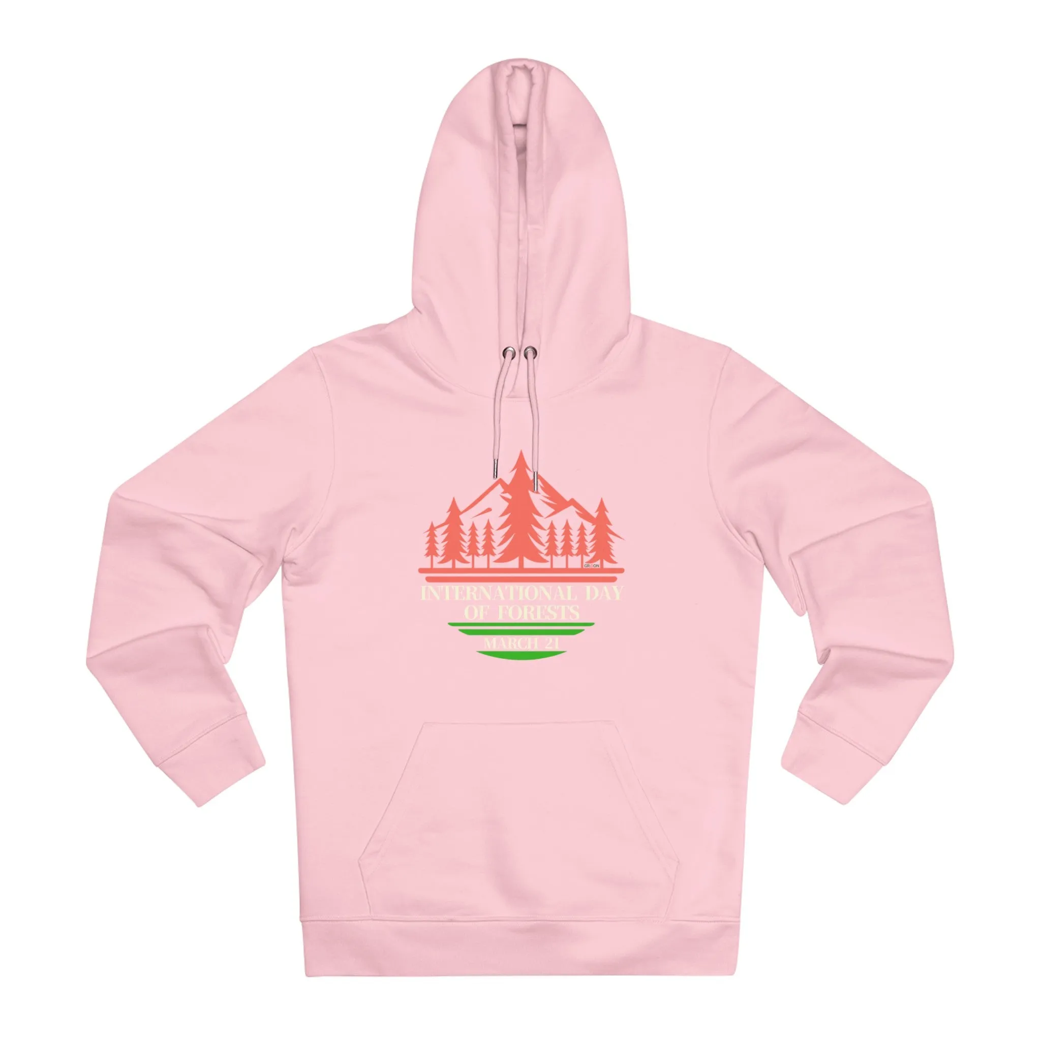 Eco-Friendly Organic - Unisex Cruiser Hoodie - International Day of Forests graphic