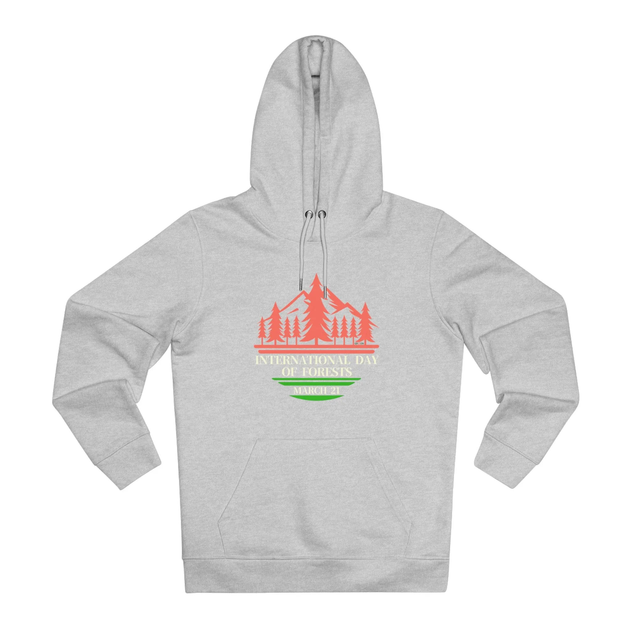 Eco-Friendly Organic - Unisex Cruiser Hoodie - International Day of Forests graphic