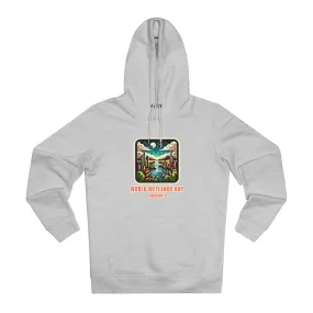 Eco-Friendly Organic - Unisex Cruiser Hoodie - World Wetlands Day graphic