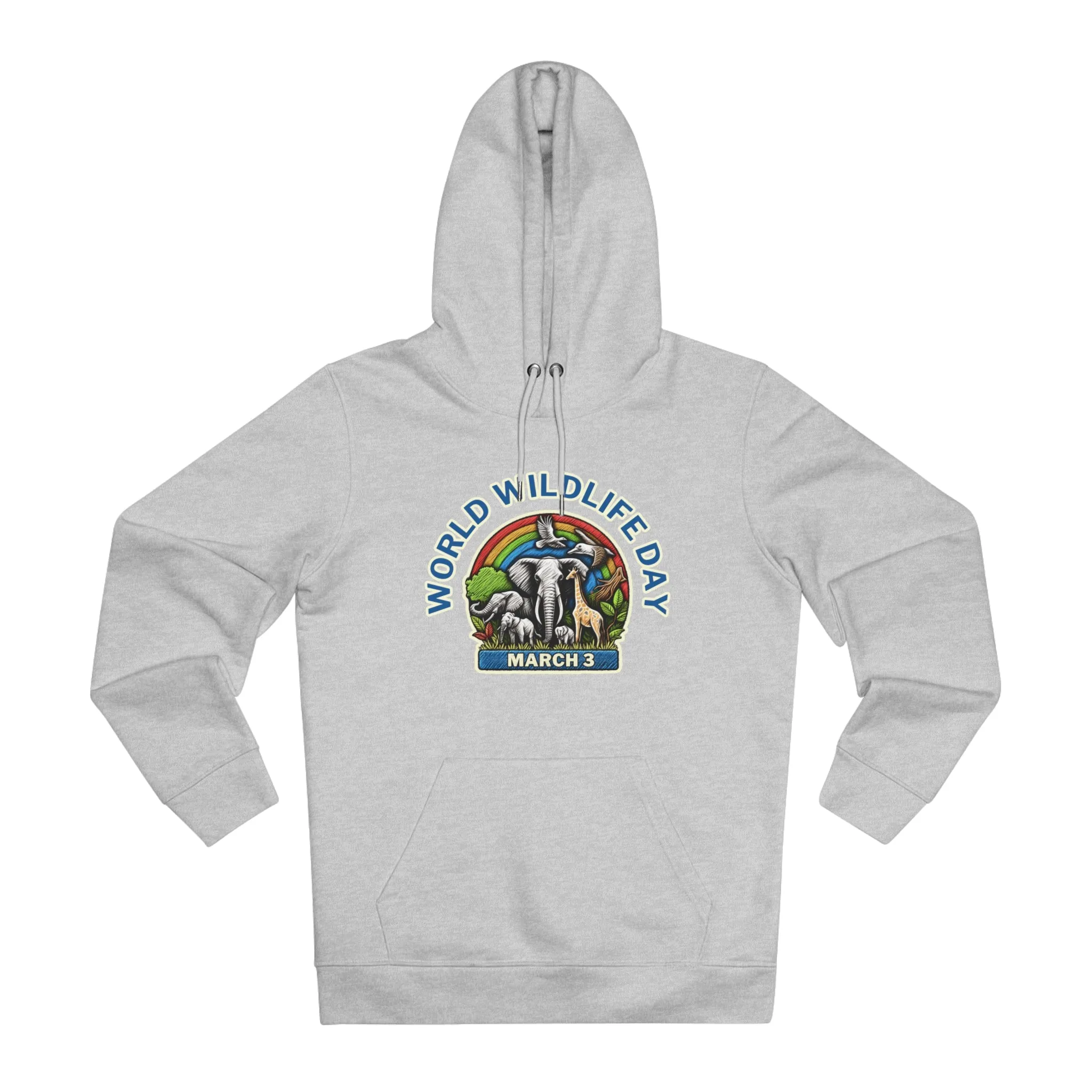 Eco-Friendly Organic - Unisex Cruiser Hoodie - World Wildlife Day graphic