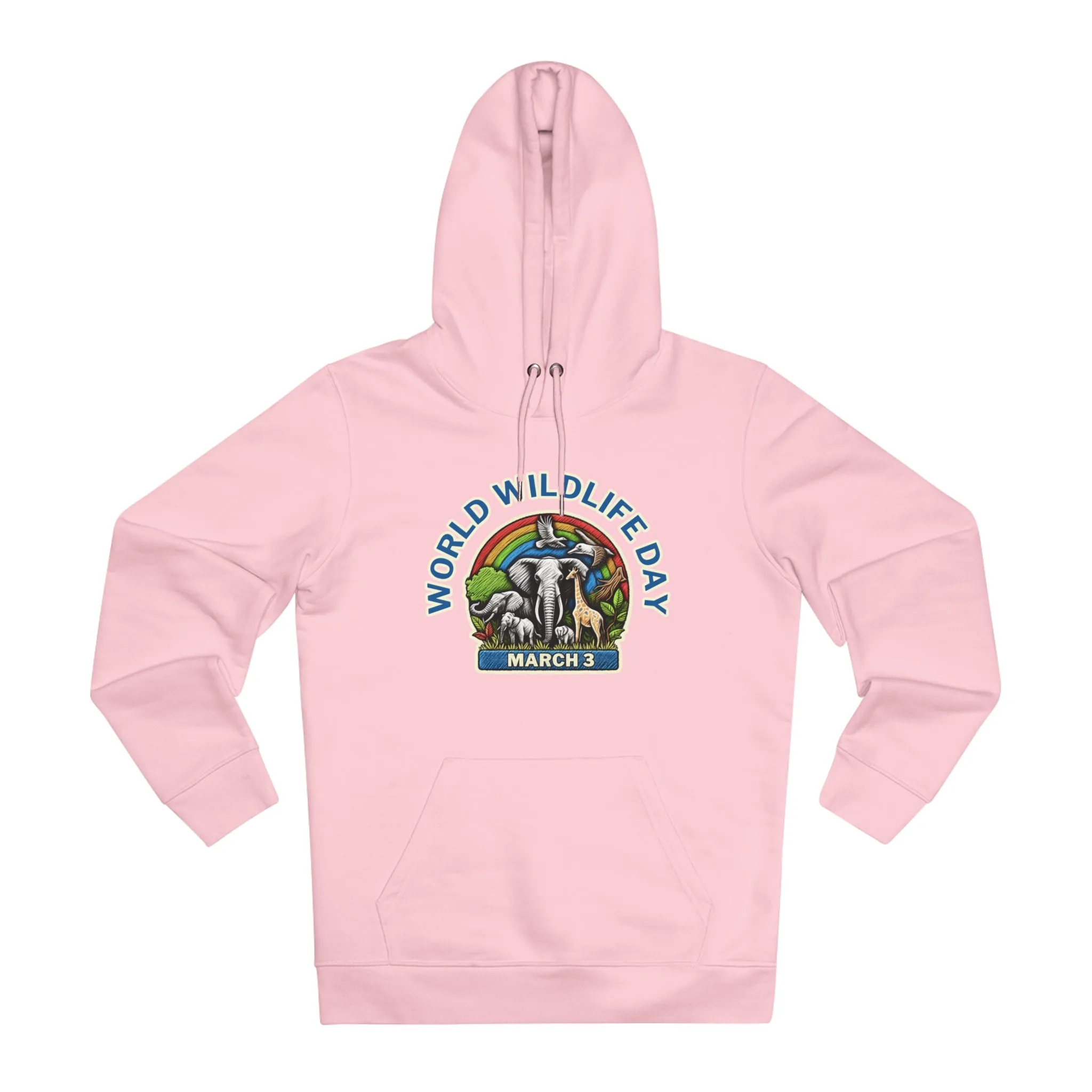 Eco-Friendly Organic - Unisex Cruiser Hoodie - World Wildlife Day graphic