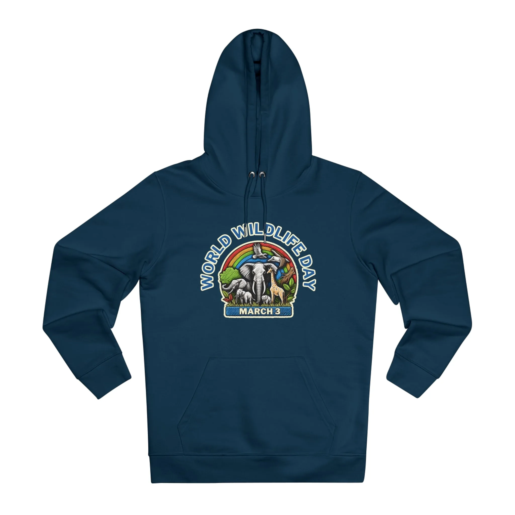 Eco-Friendly Organic - Unisex Cruiser Hoodie - World Wildlife Day graphic