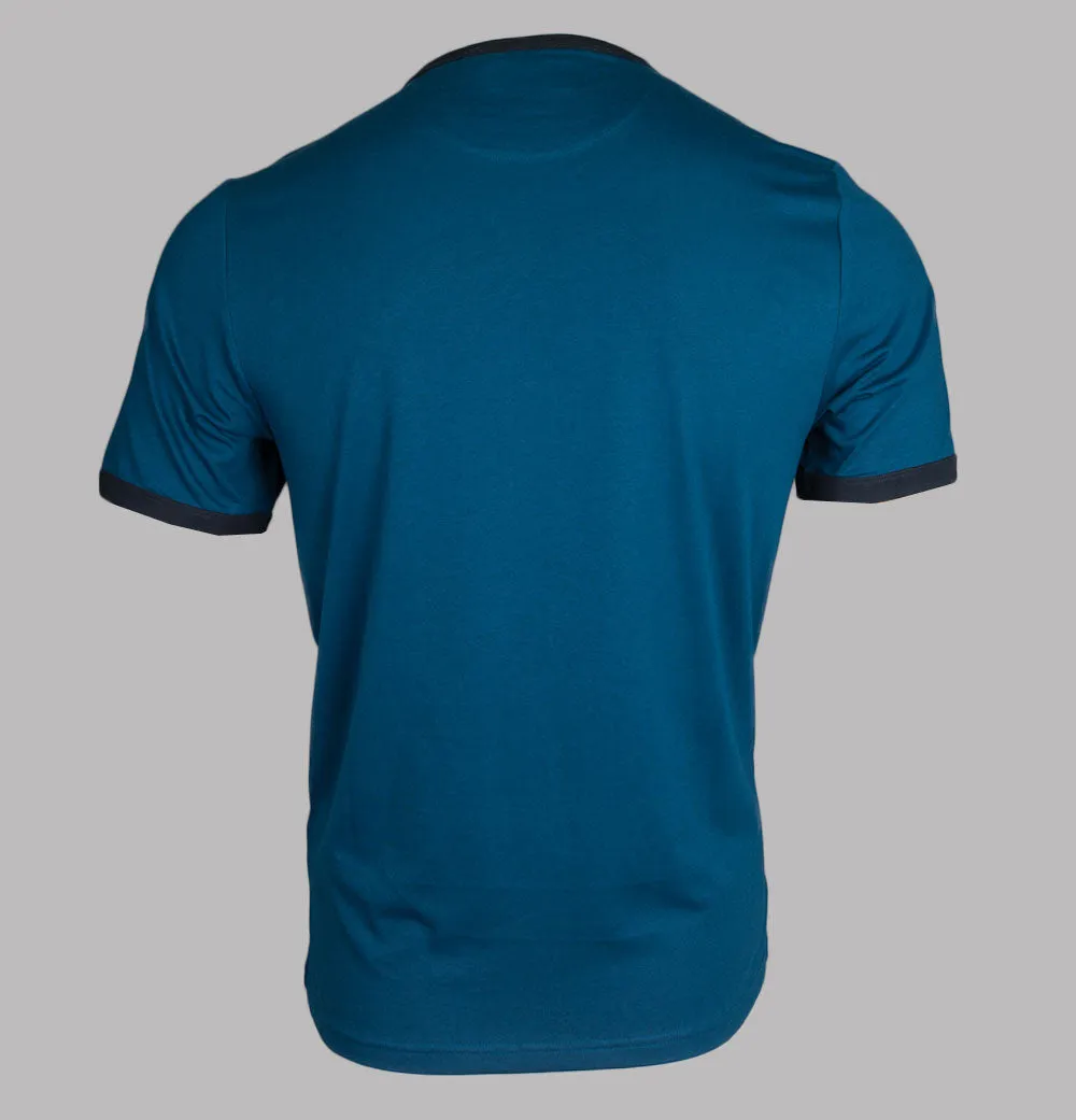Farah Groves Ringer T-Shirt Sailor Blue