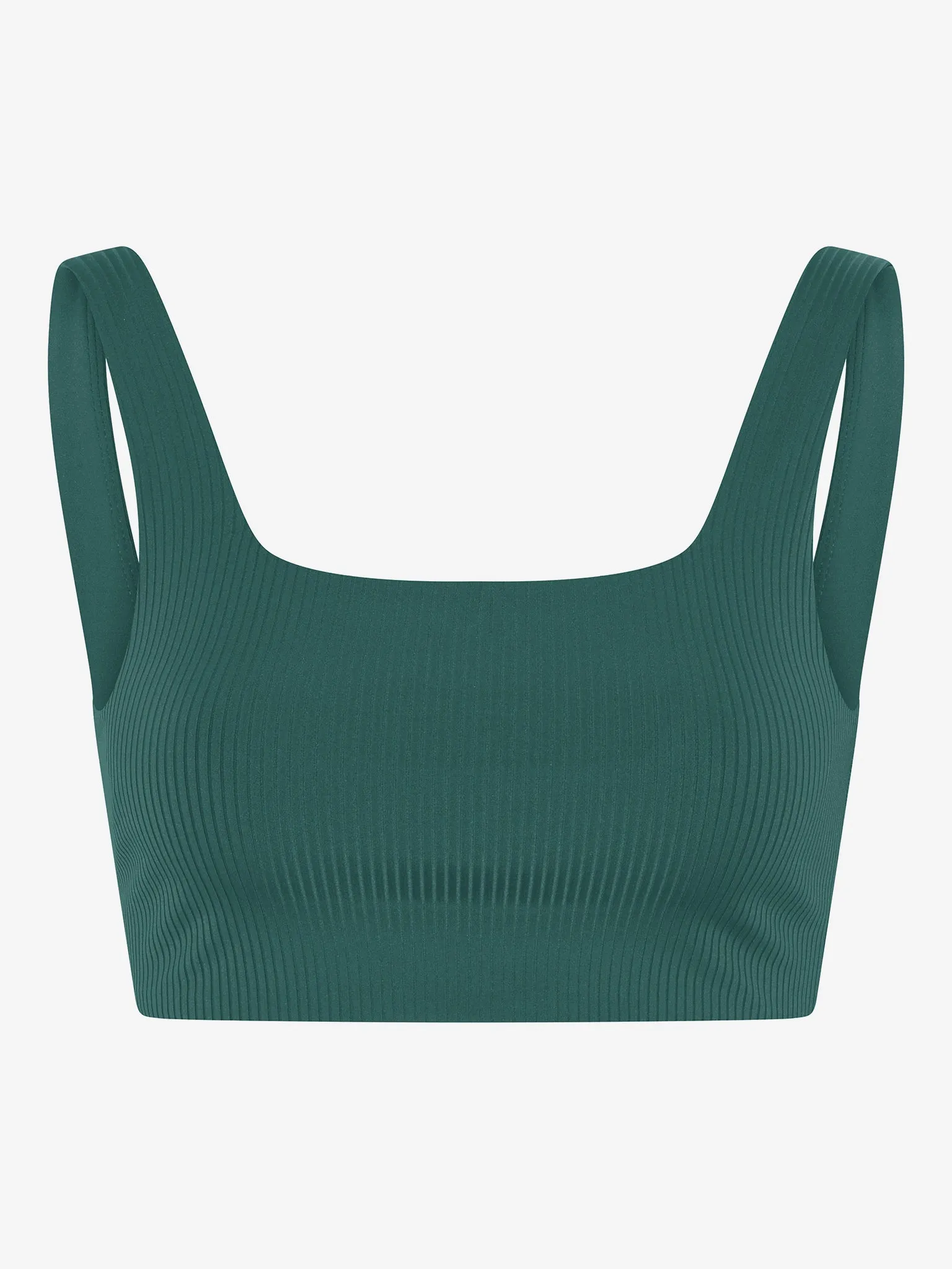 Girlfriend Collective Rib Tommy Bra - Rainforest