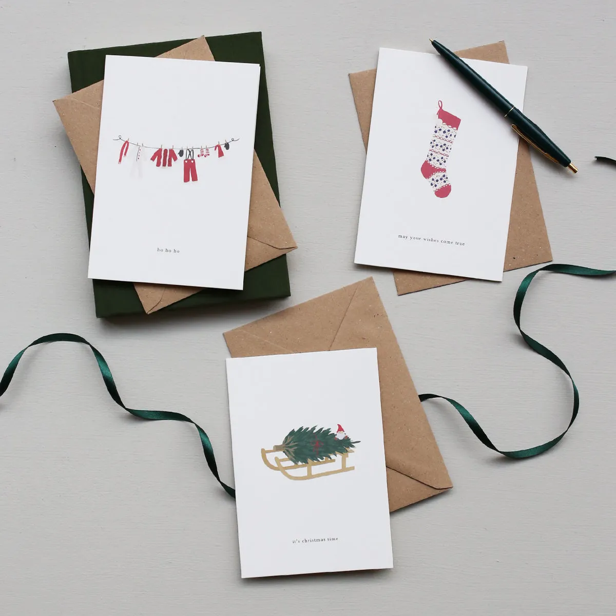 GREETING CARD // SANTA CLOTHES