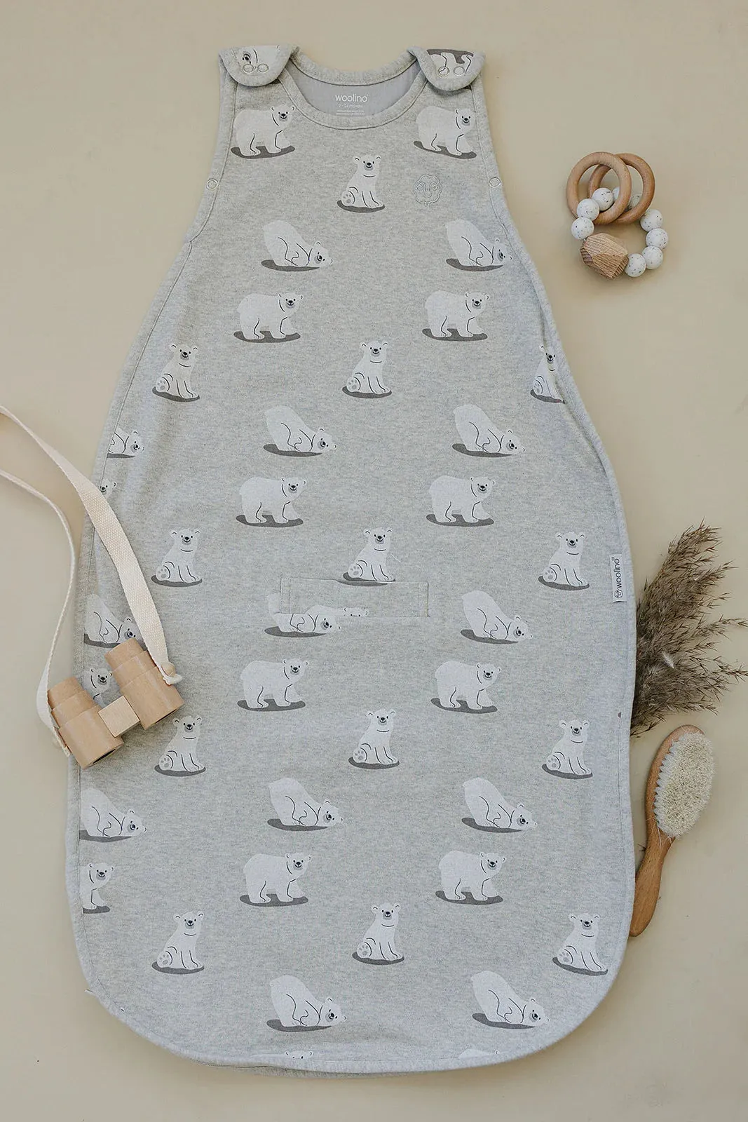 >Woolino Merino Wool 4 Season ULTIMATE Sleep Bag - Polar Bear