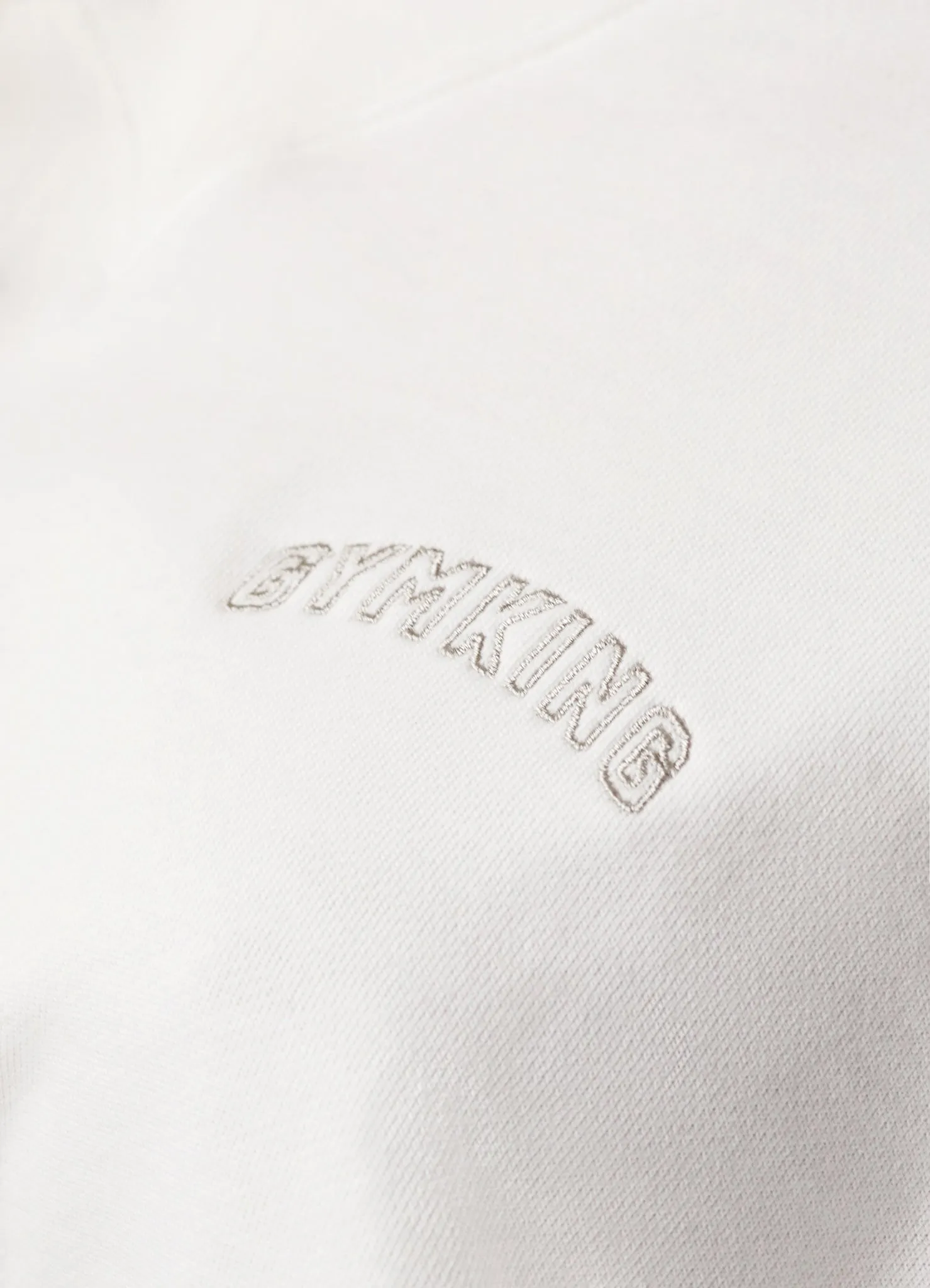 Gym King Refresh Crop Crew & Jogger - Cream