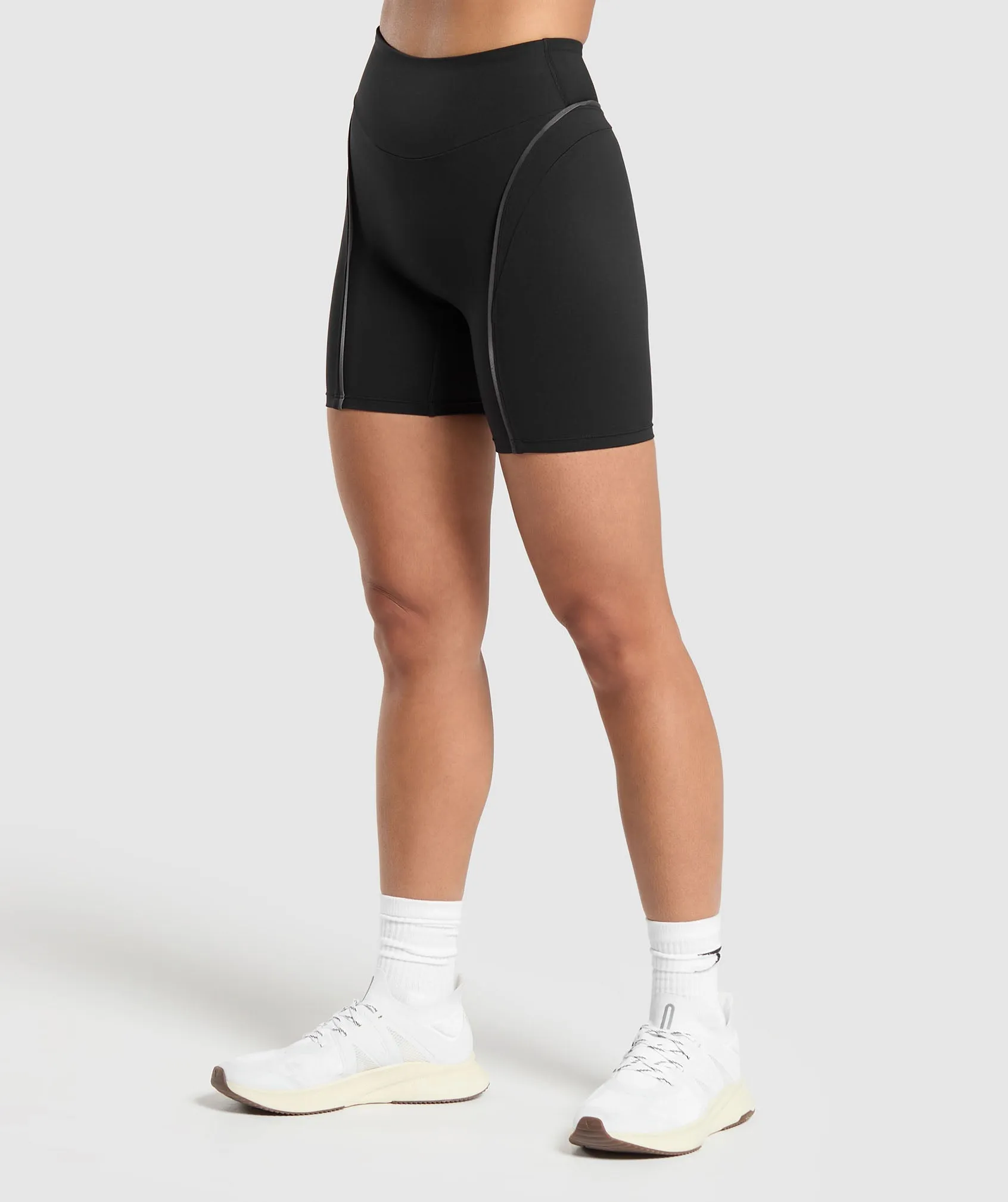Gymshark Contour Shorts - Black/Metal Grey