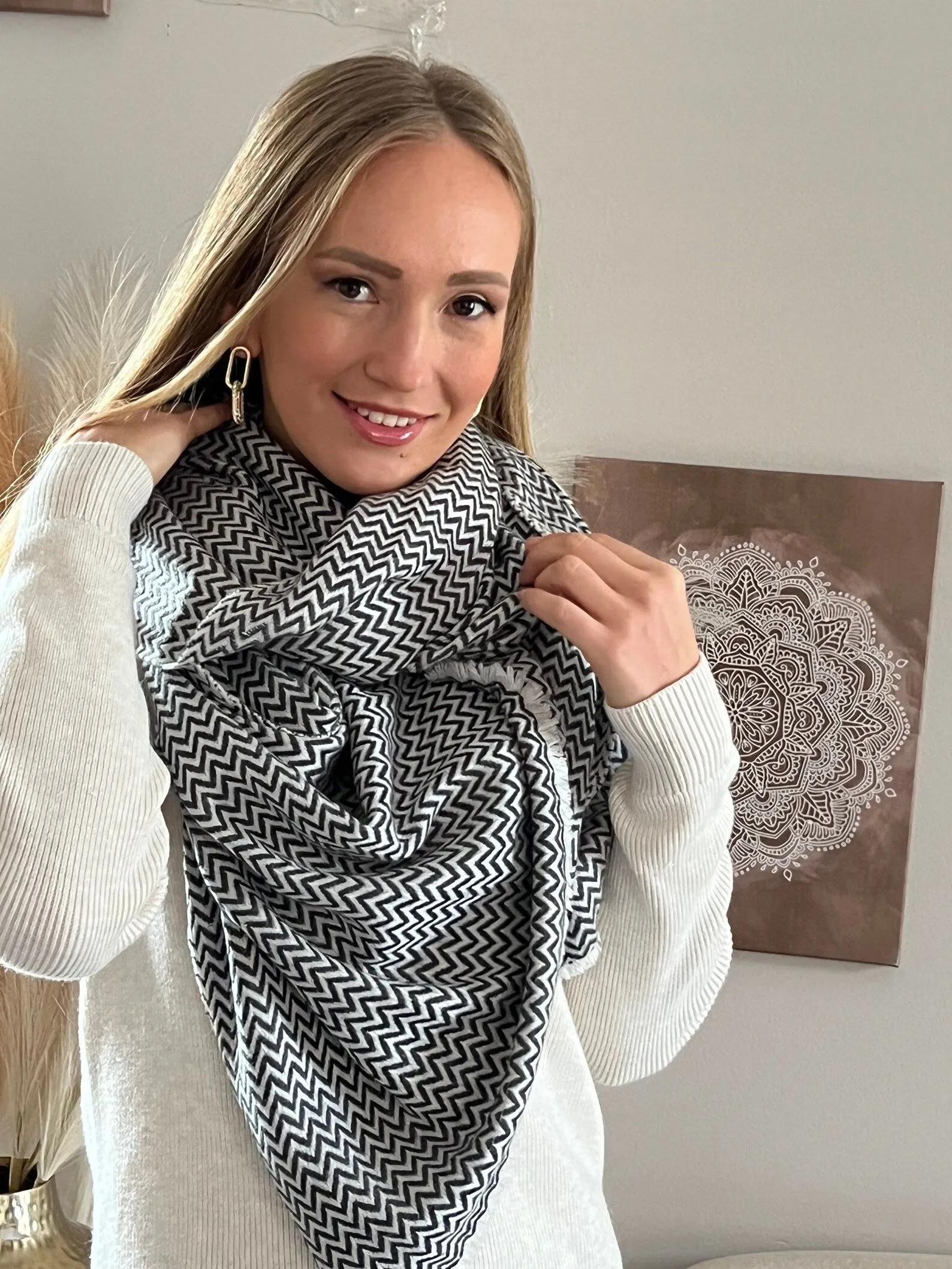 Handmade Cashmere Scarf, Extra Soft Cashmere Travel Wrap, Warm and Cozy Cashmere Blanket, Blanket Scarf, Christmas Gift
