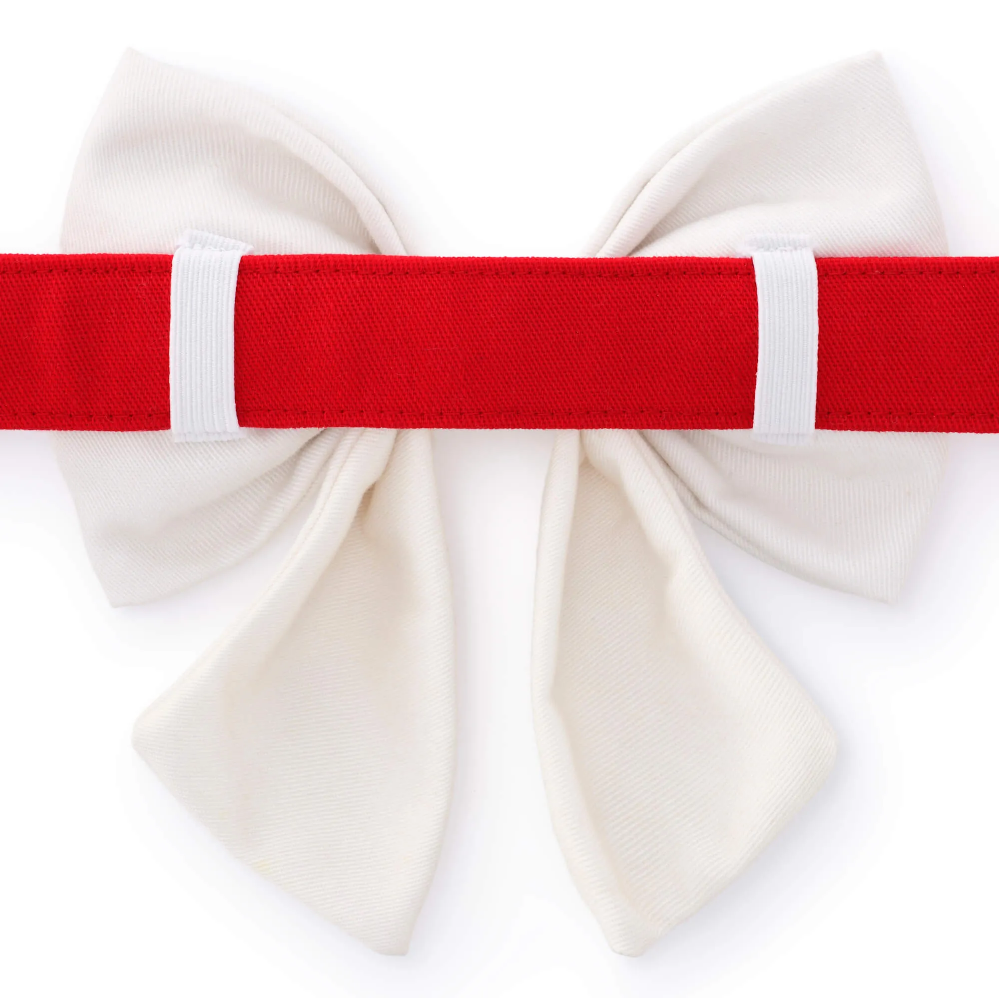 Holly Embroidered Lady Dog Bow