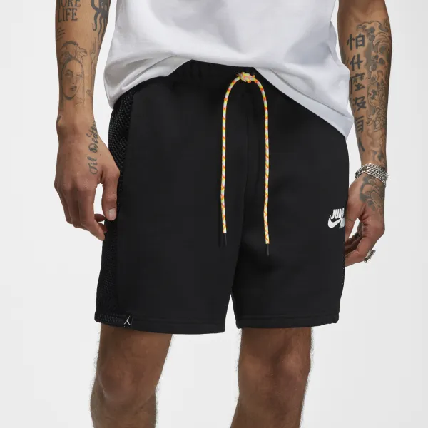 Jordan - Men - Jumpman Fleece Short - Black/White