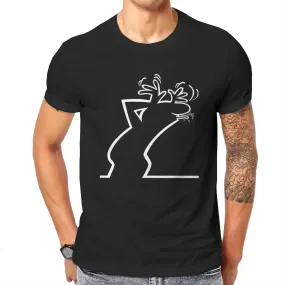 La Linea Foto Upload T-shirt - Alternative Casual O-neck Cotton Tee