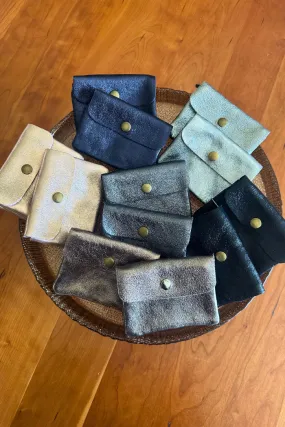 Leather Travel Card Holder