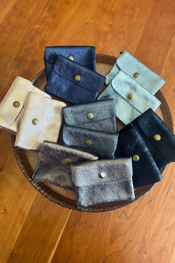 Leather Travel Card Holder