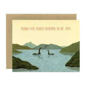 Loch Ness Dad Card