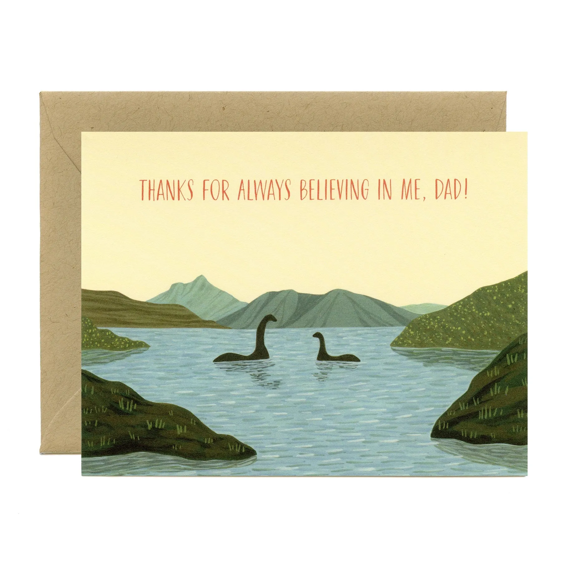 Loch Ness Dad Card