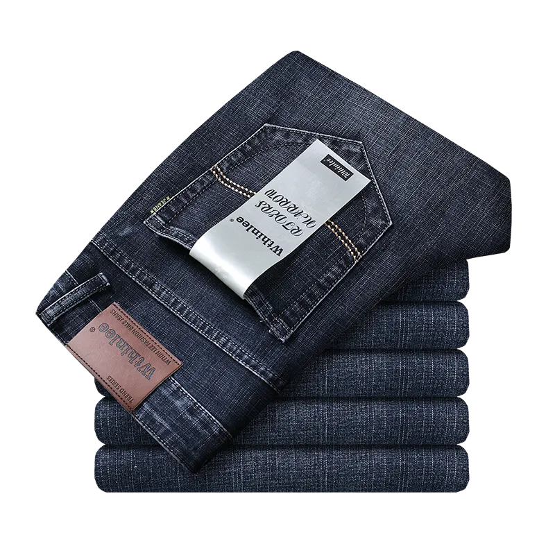 Men Classic Jeans Jean Homme Pantalones Hombre Men Mannen Soft Black Biker Masculino Denim Overalls Mens Pants