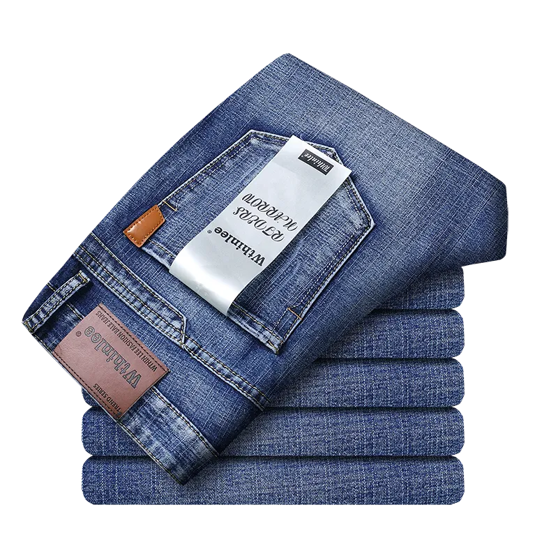 Men Classic Jeans Jean Homme Pantalones Hombre Men Mannen Soft Black Biker Masculino Denim Overalls Mens Pants